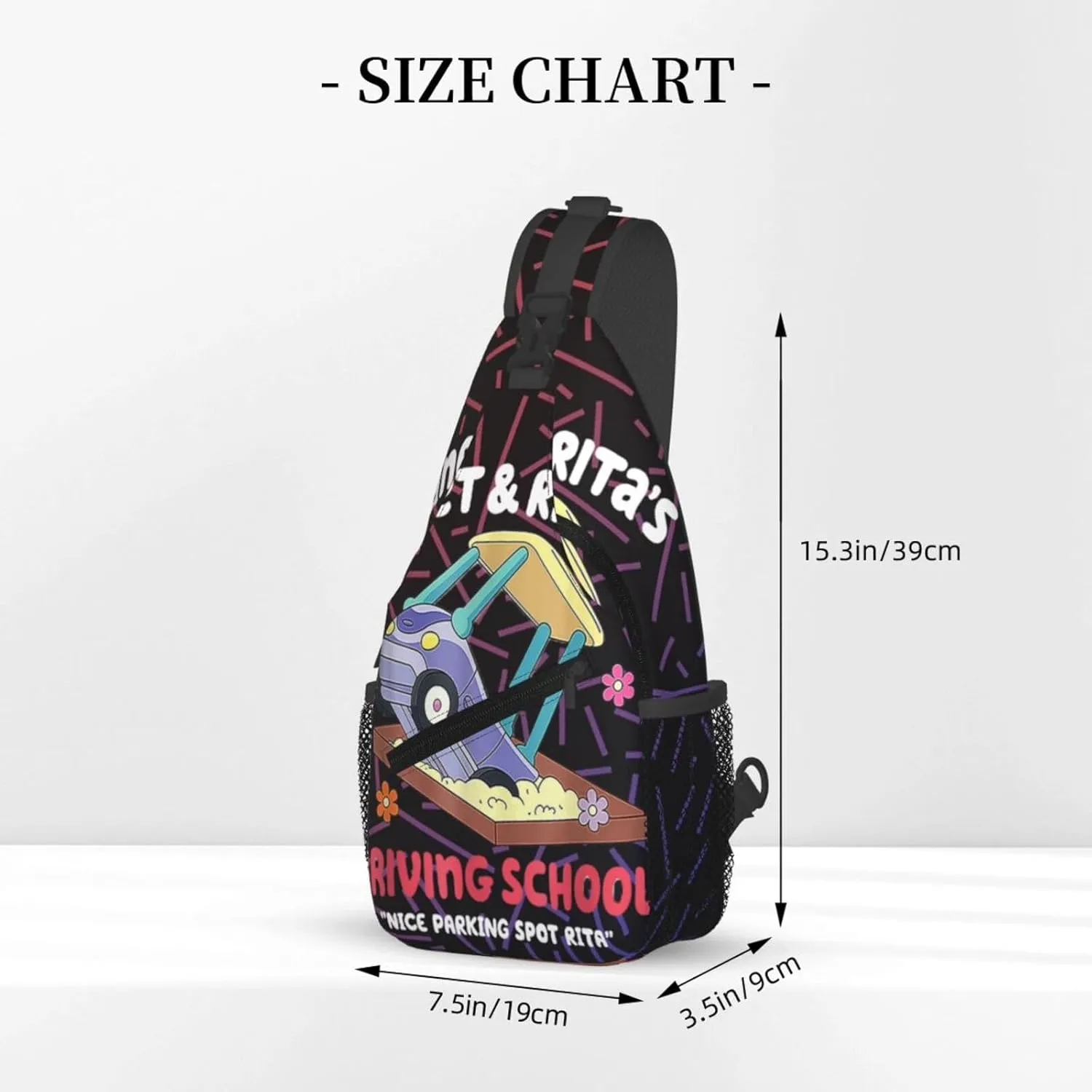 Janet&Rita'S Small Crossbody Backpack Sling Bag For Men Women Mini One Shoulder Chest Bags Gym Sport Travel Hiking Daypack