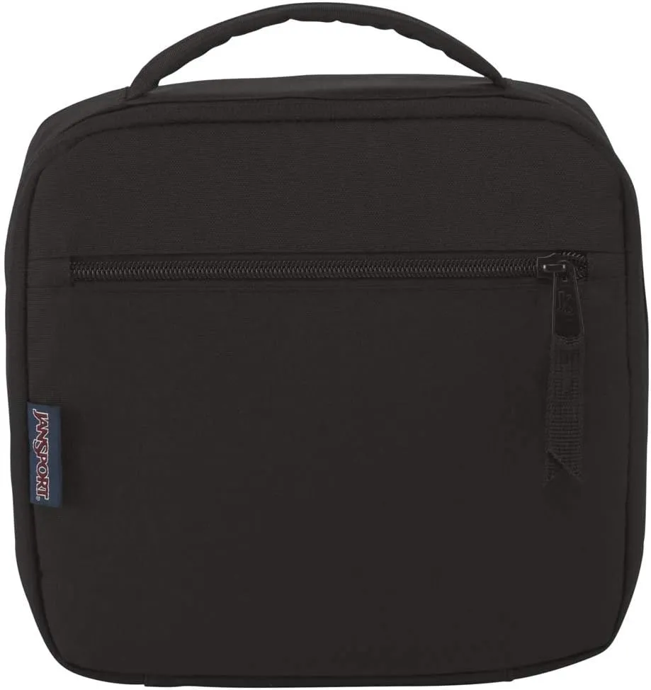 JanSport Lunch Break Insulated Cooler Bag - Leakproof Picnic Tote, Black