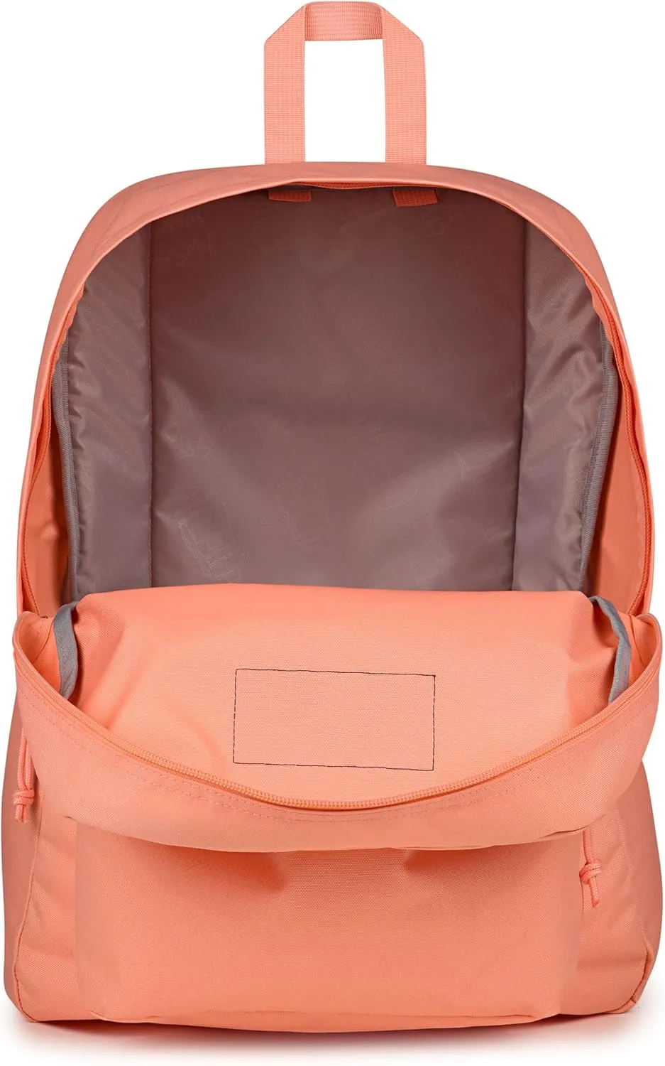 JanSport SuperBreak One Backpack - Durable, Lightweight Bookbag with 1 Main Compartment, Front Utility Pocket with Built-in Organizer - Premium Backpack, Peach Bum