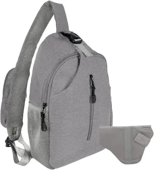 JESSIE & JAMES Multipurpose Concealed Carry Sling Backpack Purse Lightweight Crossbody Sling Bags For Women Men_ GY