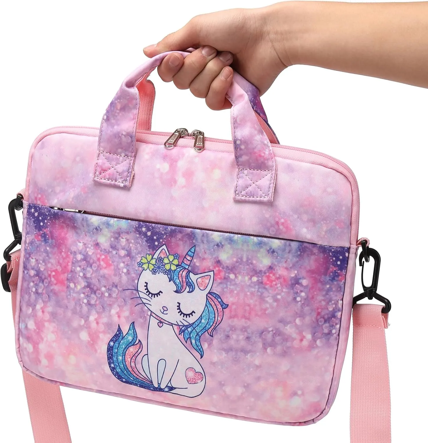 JIANYA Kids Tablet Carry Bag for iPad - Shoulder Strap, 10-12.5 Inch
