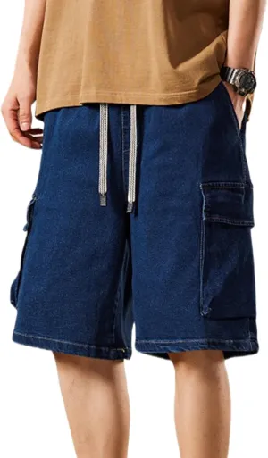 Jorts Men Baggy Y2k Hip Hop Shorts Cargo Shorts Y2k Skater Jeans Streetwear Jeans