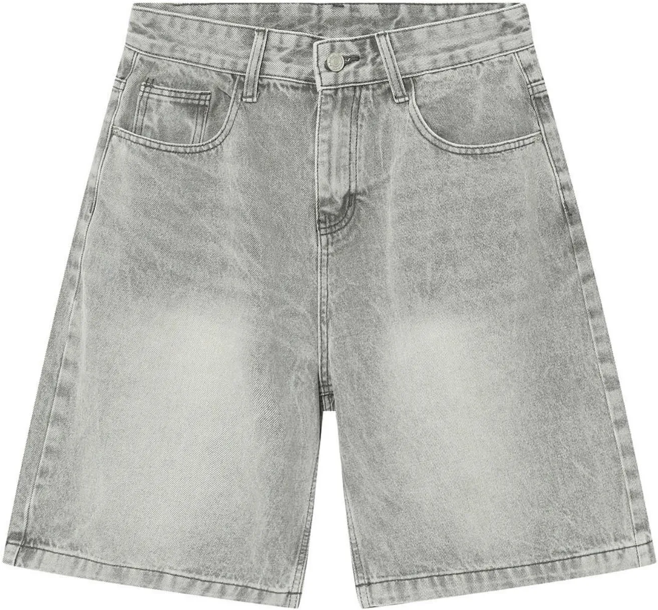 Jorts Men Baggy Y2k Hip Hop Shorts Skater Jeans Grunge Shorts Aesthetic Pants
