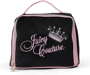 Juicy Couture Black Terry Velour & Bowler Style Bag