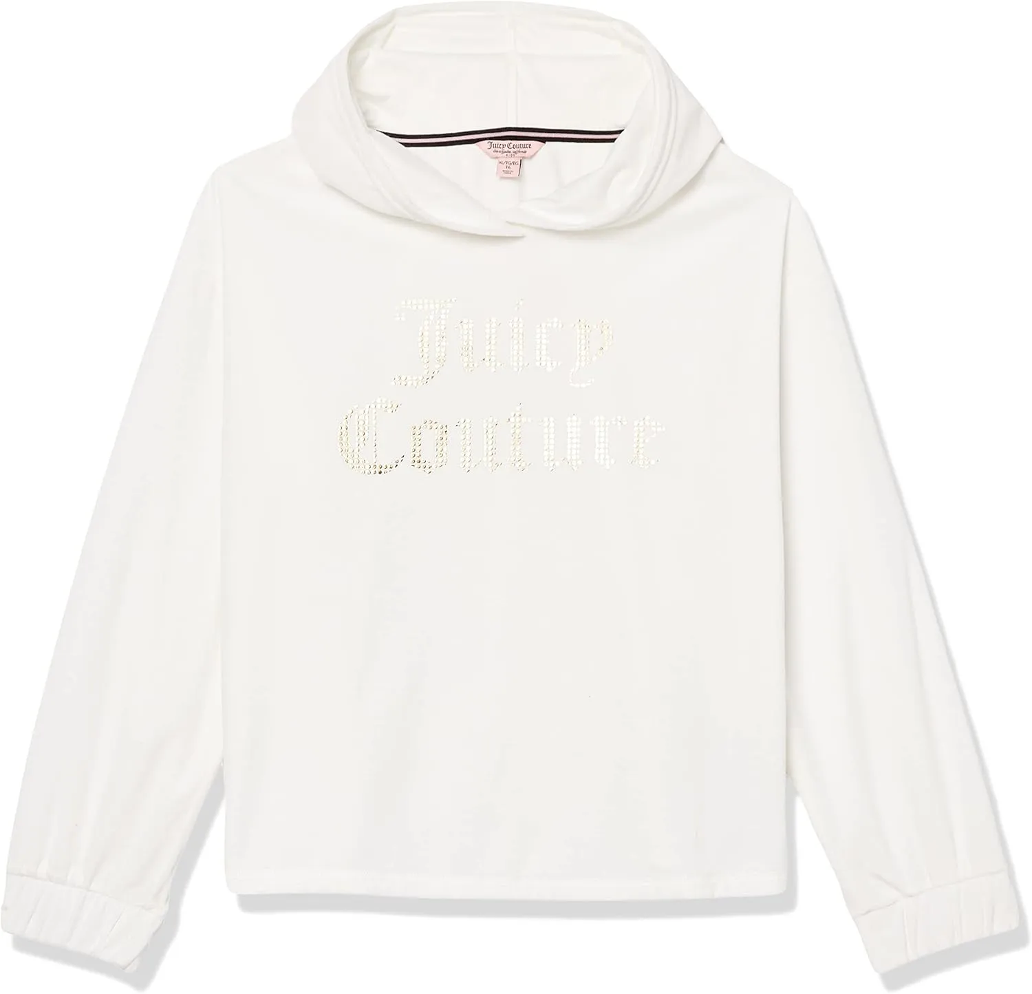 Juicy Couture Girls' Plush Velour Pant and Hoodie Sweatshirt Seperates