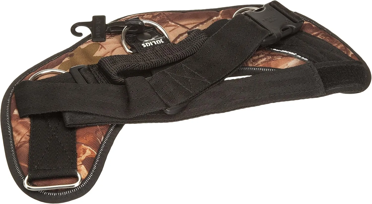 Julius-K9 Idc-Powerharness with Siderings Size. 0 "Woodland