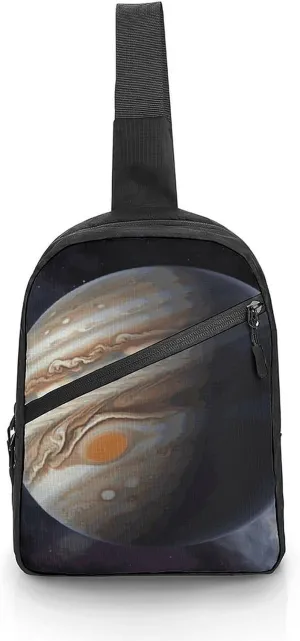 Jupiter Landscape Cross Chest Bag Crossbody Backpack for Women Men Sling Bag Travel Hiking Daypack