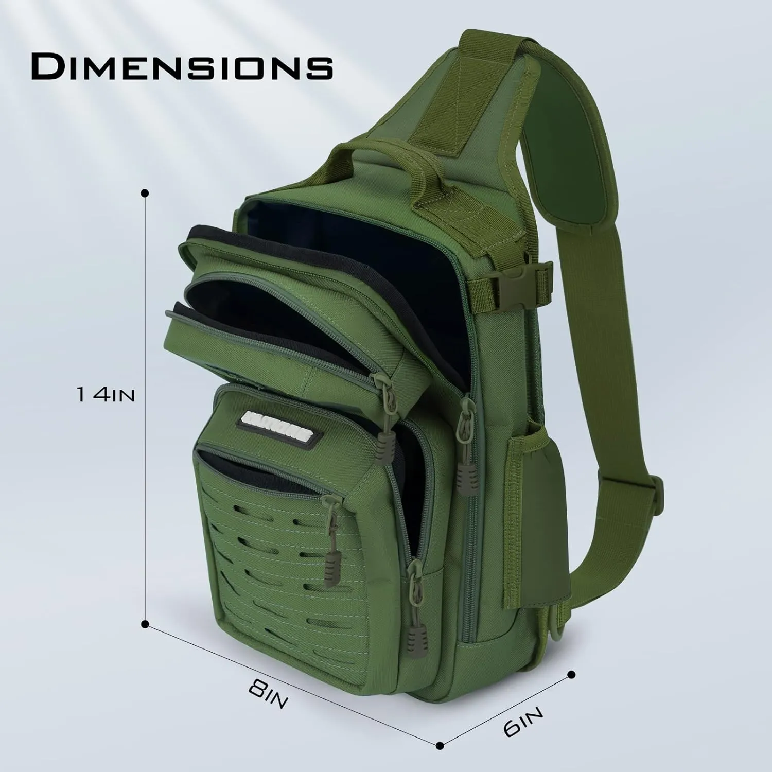 KastKing BlowBak Tactical Fishing Sling Tackle Bag - Lightweight Fishing Backpack - Storage for Gear and Equipment - Gift for Men