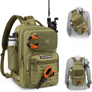 KastKing BlowBak Tactical Fishing Sling Tackle Bag - Lightweight Fishing Backpack - Storage for Gear and Equipment - Gift for Men
