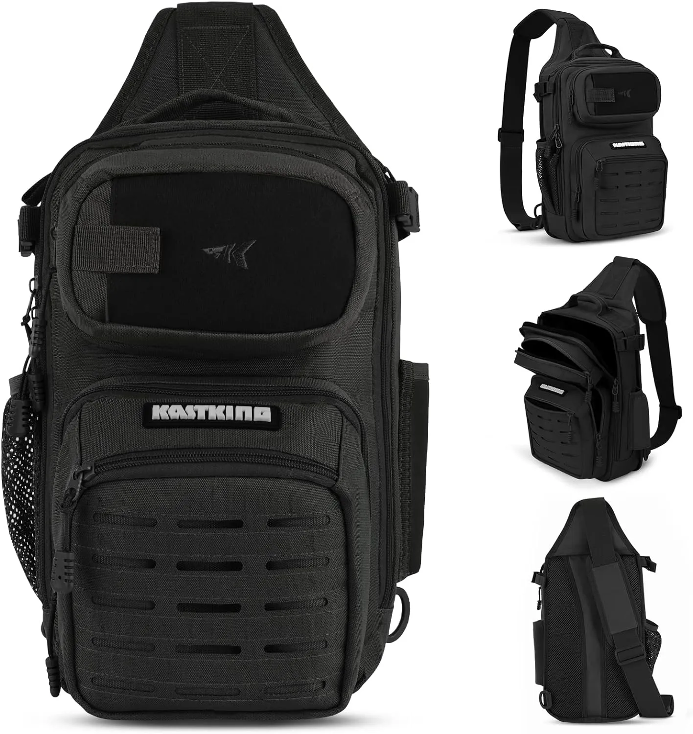 KastKing BlowBak Tactical Sling Tackle Bag-Lightweight Fishing Backpack Storge Fishing Gear and Equipment,Gift for Men