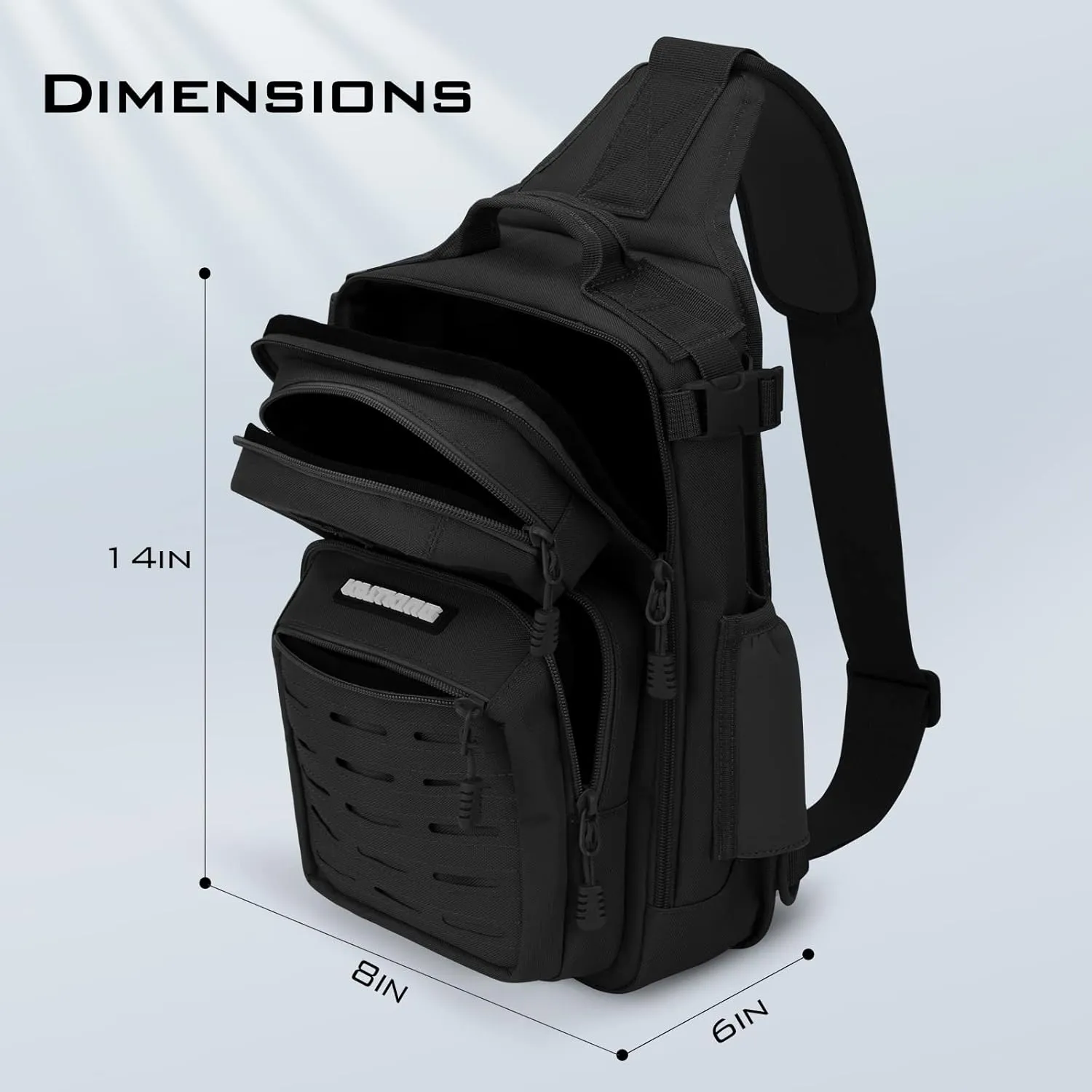 KastKing BlowBak Tactical Sling Tackle Bag-Lightweight Fishing Backpack Storge Fishing Gear and Equipment,Gift for Men