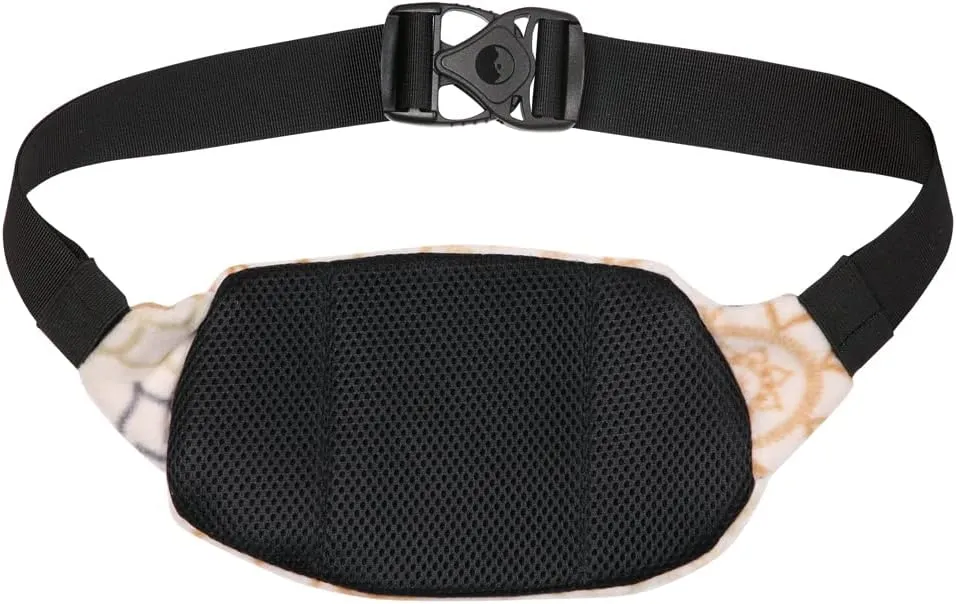 KAVU Polar Spectator Belt Bag Fleece Hip Fanny Pack - Snow Garden