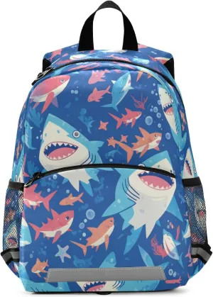 KLL Ocean fish sea Masco Girls Backpack Waterproof Mini School Bags Travel