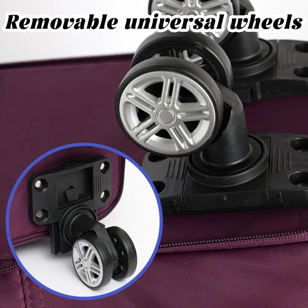 Kulken Travel Bag with Wheels, 2025 New Large Capacity Travel Bag - Universal Wheel Removable, Expandable Foldable (F)