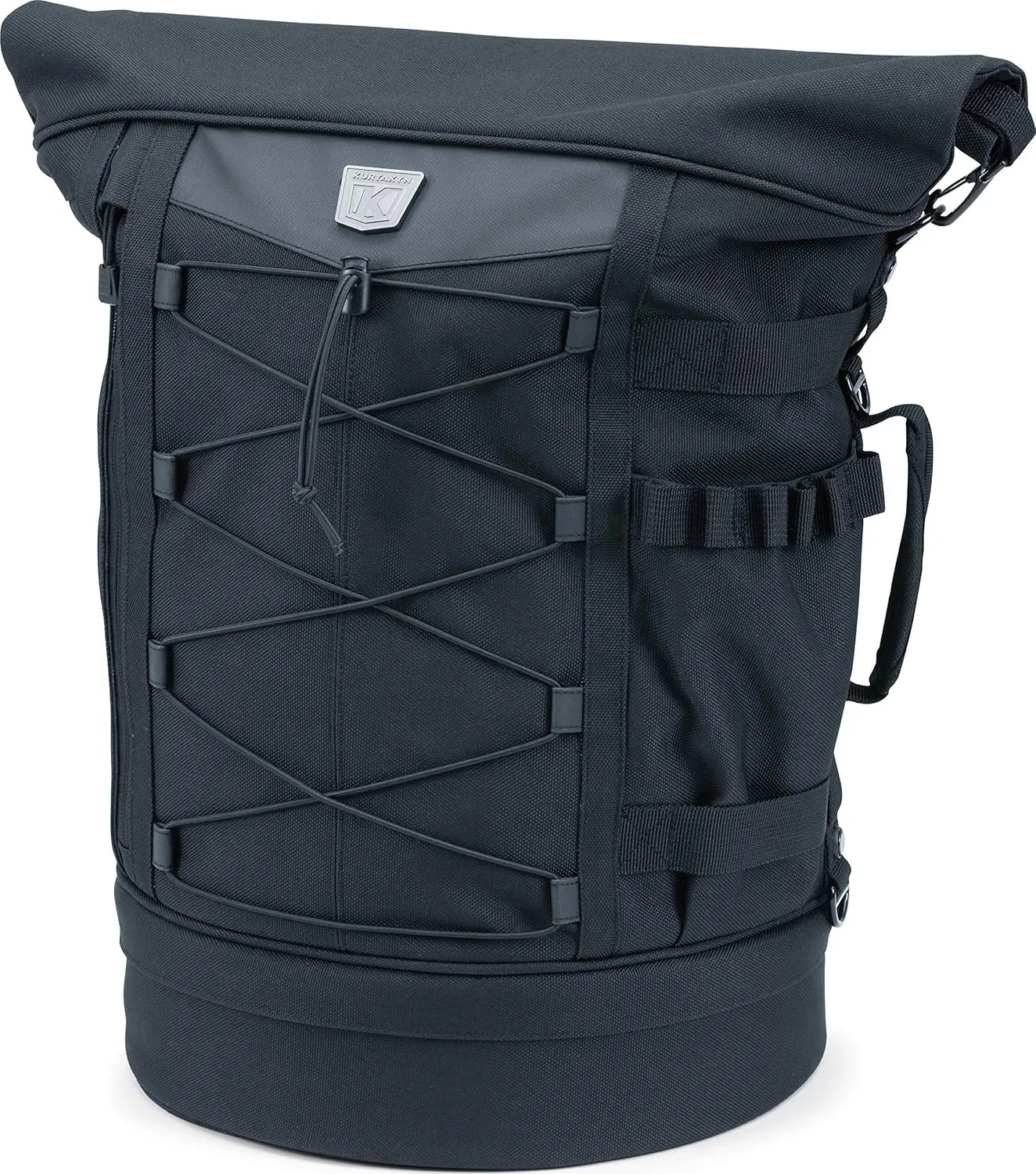 Kuryakyn 5282 Momentum Freeloader Expandable Motorcycle Travel Luggage: Weather Resistant Duffle Bag with Sissy Bar Straps, Black