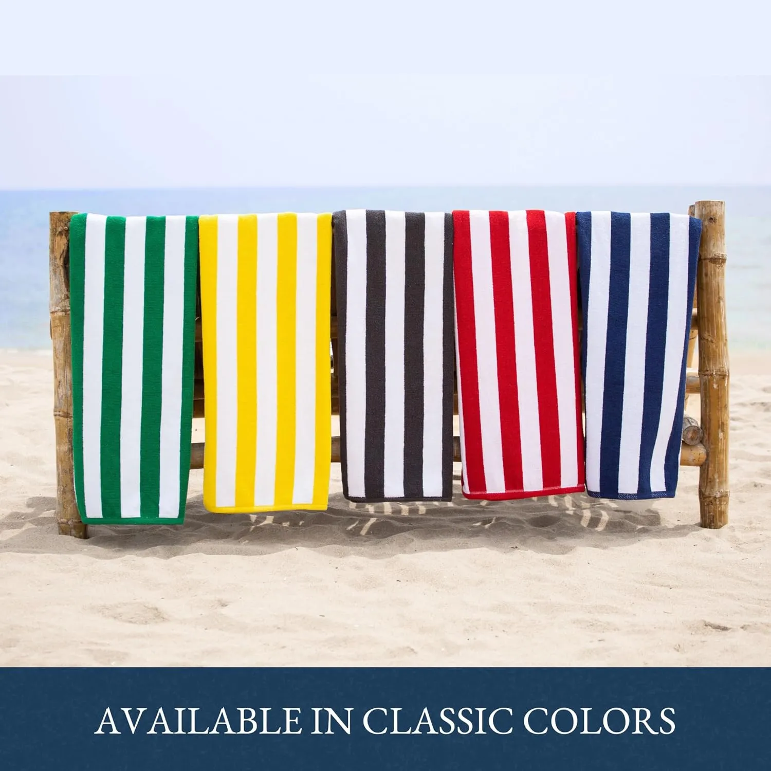 LANE LINEN 4 Pack Beach Towels - 100% Cotton Beach Towel with Beach Bag, Luxury Pool Towels for Adults, Quick Dry, Soft & Absorbent Oversized Beach Towel (36"x72"), Beach Essentials for Women - Red