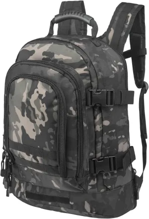 Large 3 Day Expandable 39L-64L Backpack Military Tactical Hiking Camping Daypack