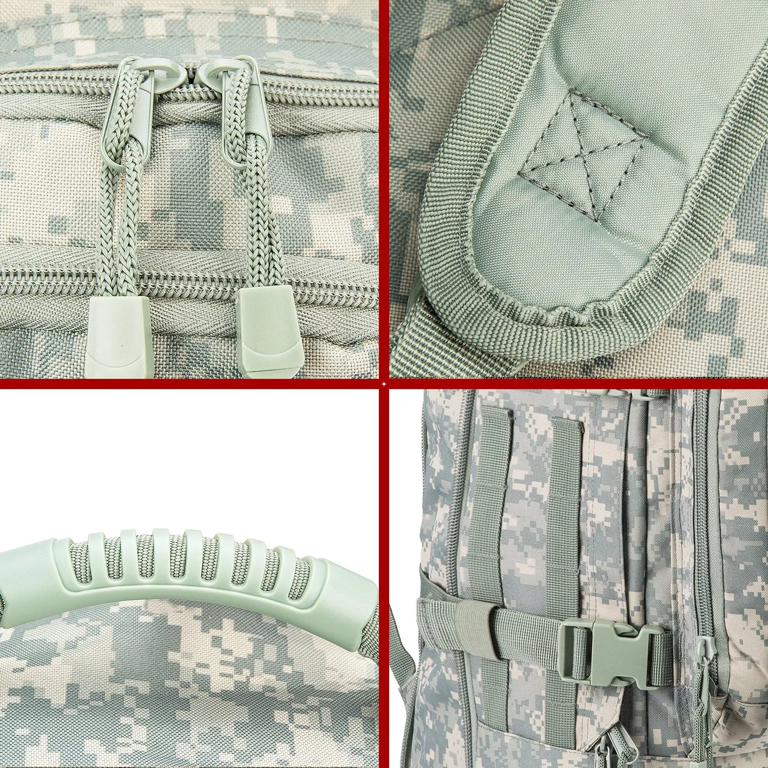Large 3 Day Expandable 39L-64L Backpack Military Tactical Hiking Camping Daypack