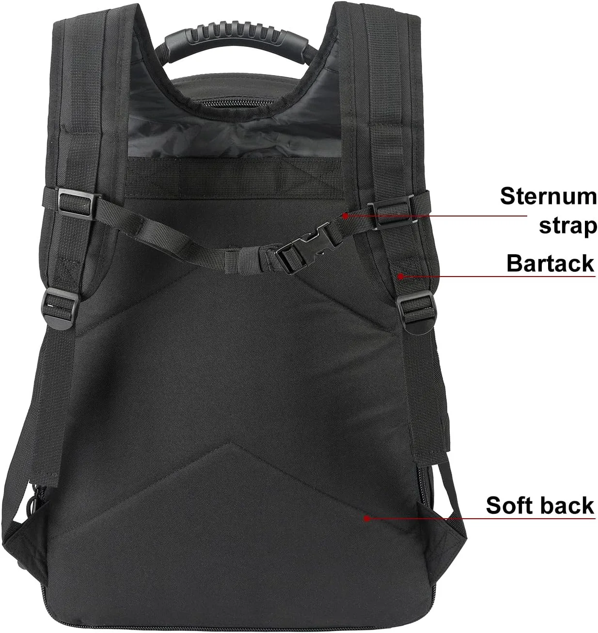 Large 3 Day Expandable 39L-64L Backpack Military Tactical Hiking Camping Daypack