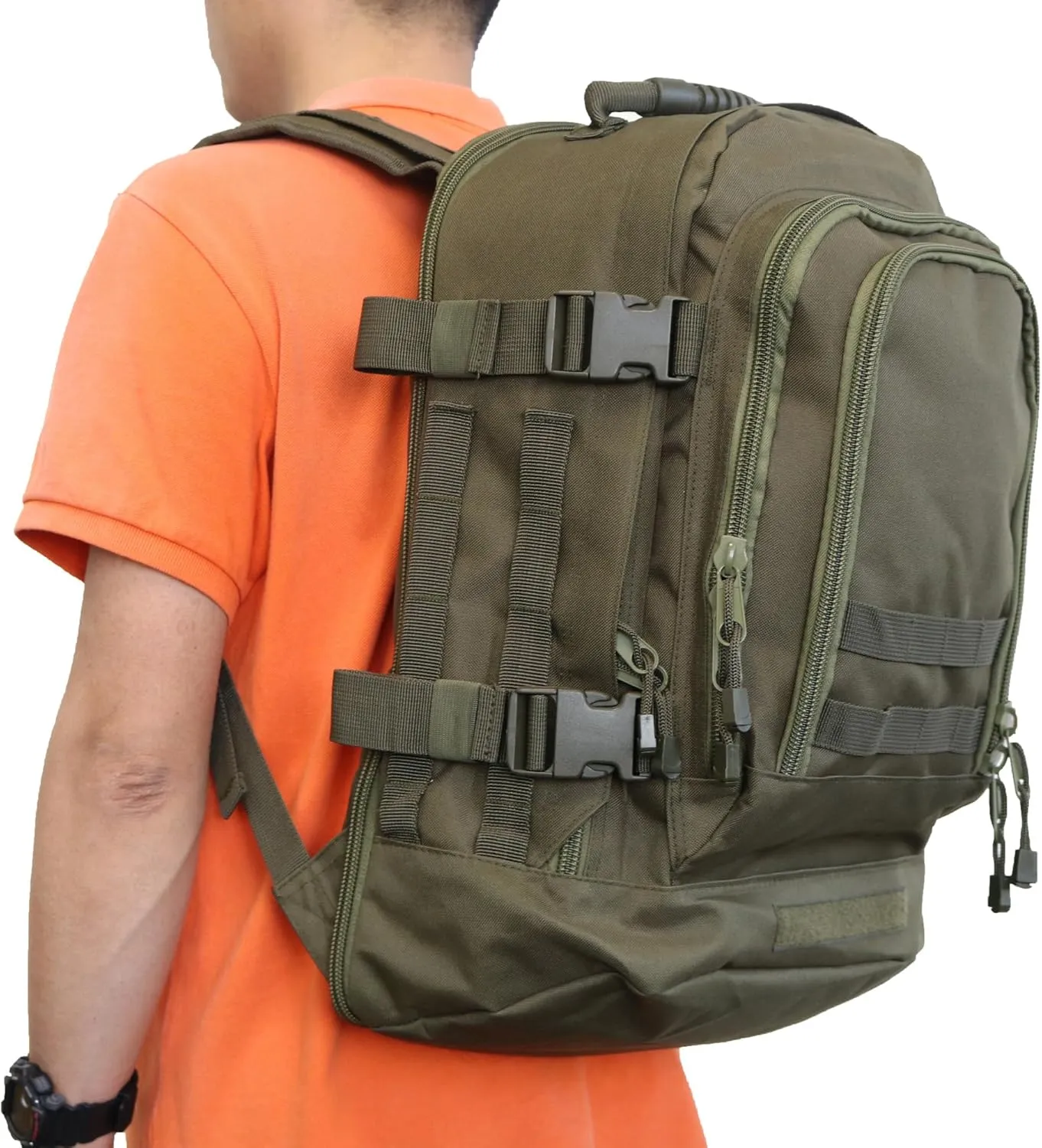 Large 3 Day Expandable 39L-64L Backpack Military Tactical Hiking Camping Daypack