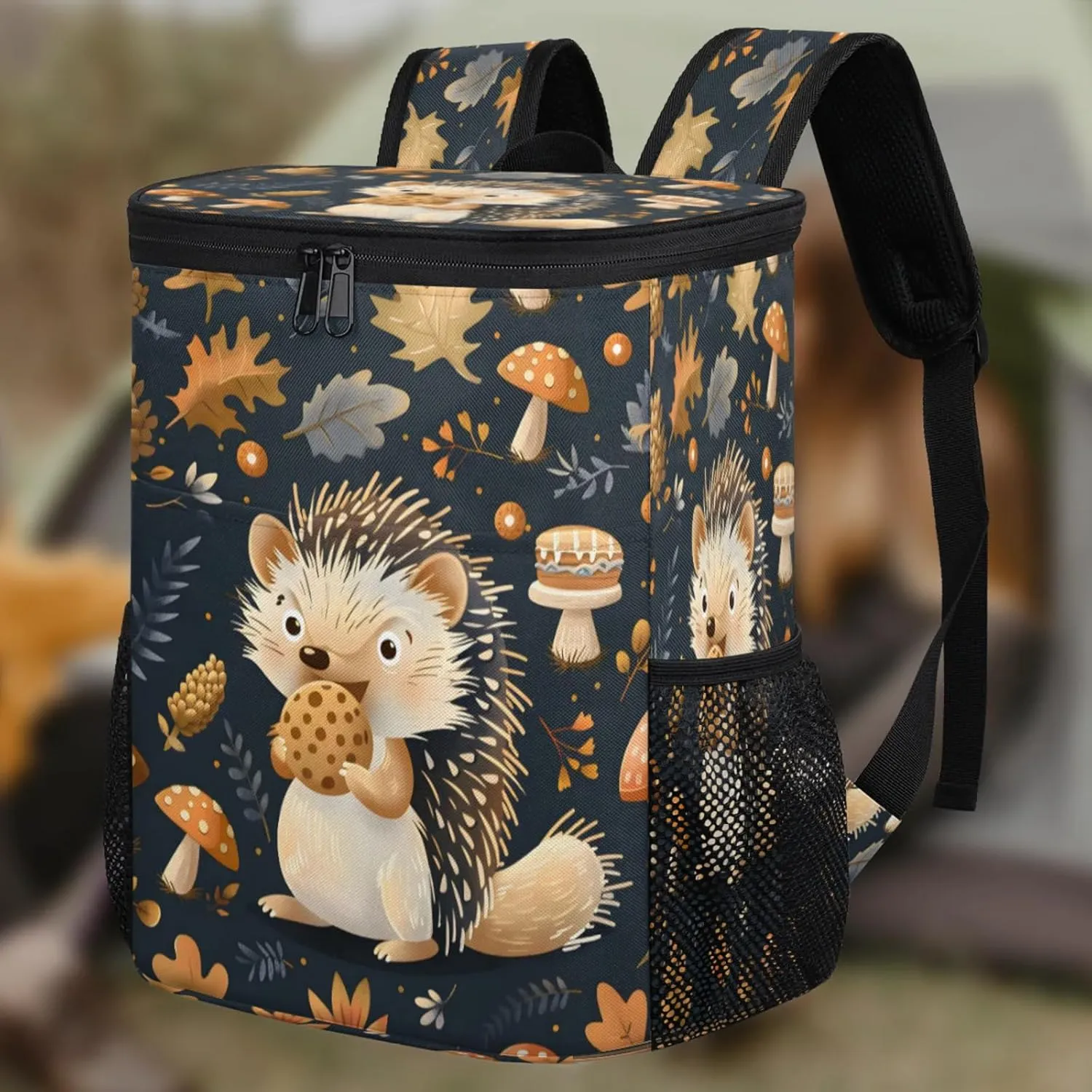 Large Insulated Cooler Backpack, Leak Proof Backpack 30 Cans, Cooler Bag for 12h Hot/Cold Retention