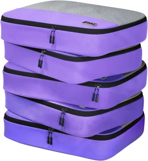 Large Packing Cubes for Suitcases - 5 Pcs set of Packing Cubes for Travel - Packing Cubes for Carry on Suitcase Organizer Bags - Travel Cubes Travel Organizer Bags for Luggage