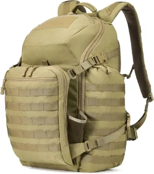 Large Tactical Backpack Military Army Daypack 3 Day Assault Pack Molle Rucksack Heavy Survival Bugout Emergency Bag 52L (Tan)