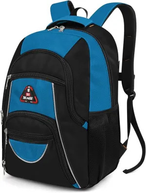 Large Travel Backpack,Carrt on Bussiness Backpack Waterproof Expandable Airplane Approved Weekender Bag for Man Women Blue
