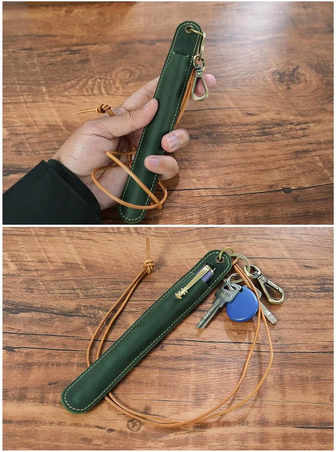 Leather Pen Case Pen Holder Bag Fountain Pen Sleeve PU Leather Pen Pouches Pen Protector Fountain Pen Protective Covers