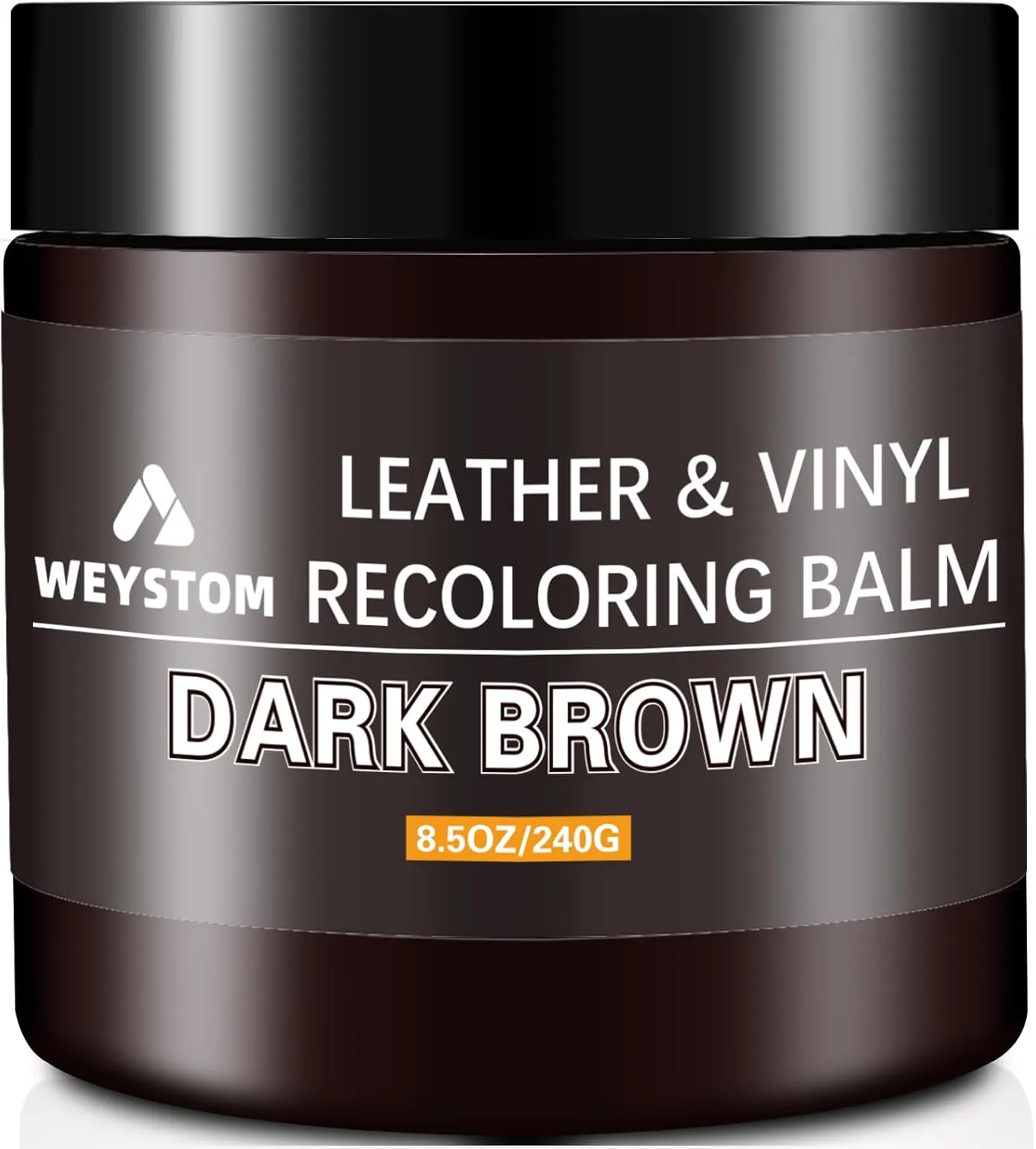Leather Recoloring Balm - Leather Repair Kit for Furniture, Leather Dye, Recolor, Renew, Repair & Restore Aged, Faded, Cracked, Peeling and Scuffed Leather (Dark Brown)