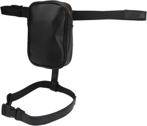 Leg Harness Bag,PU Leather Thigh Bag Hip Fanny Pack Thigh Harness Waist Leg Purse Drop for Women,Stable Fit,Spacious Design,Premium Material,Secure (Black)