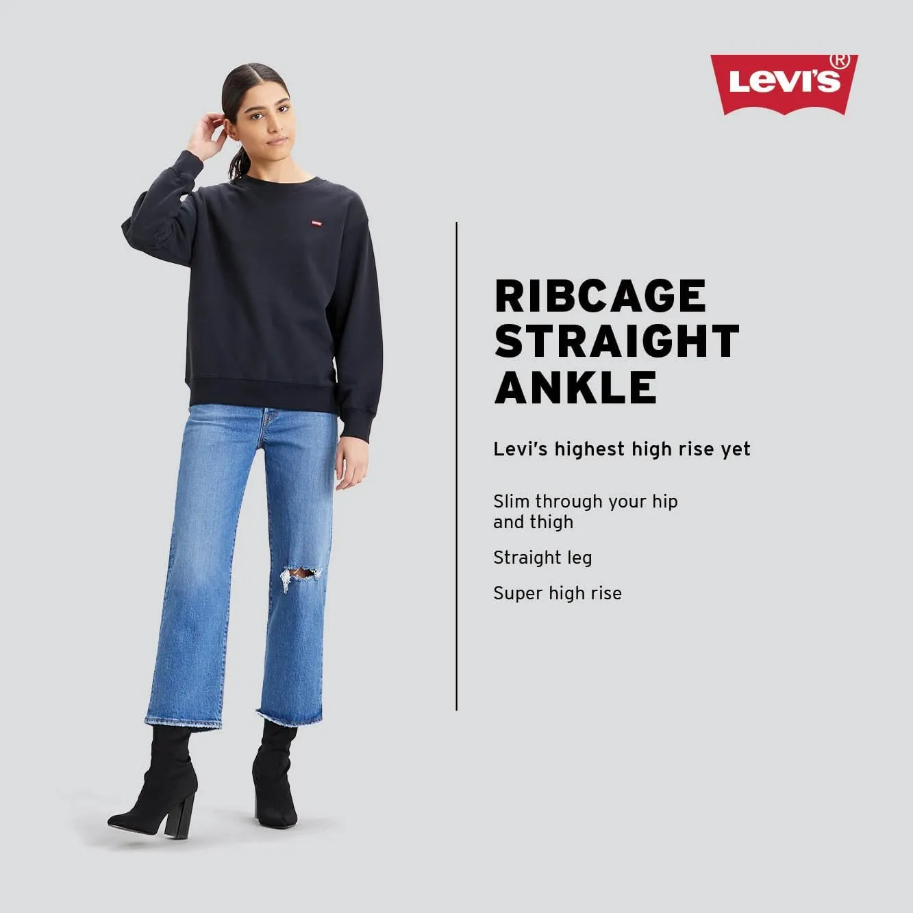 Levi's Women's Ribcage Straight Ankle Jeans