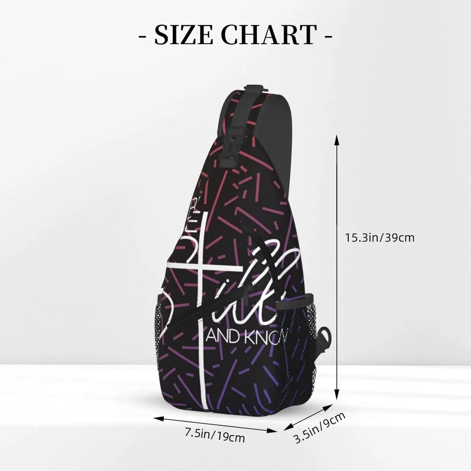 Light Weight Be Still And Knows Small Crossbody Backpack Sling Bag For Men Women Mini One Shoulder Chest Bags Gym Sport Travel Hiking Daypack