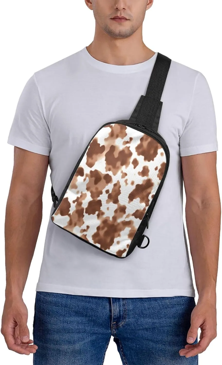 Lighthouse Seaside Casual Crossbody Backpack Sling Bag Lightweight Chest Bag Daypack Shoulder Bag For Men Women