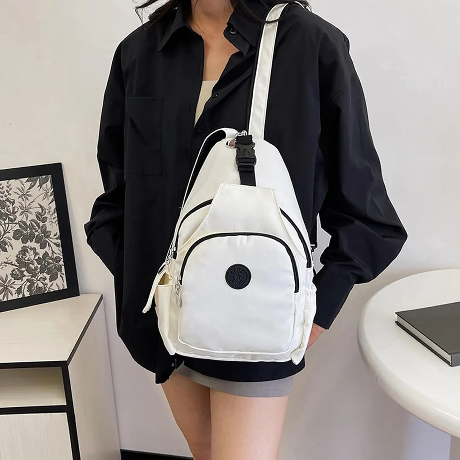Lightweight Chest Bag For Women - Lightweight Chest Tote Bag | Large Capacity Changeable Backpack Multi-pocket Design