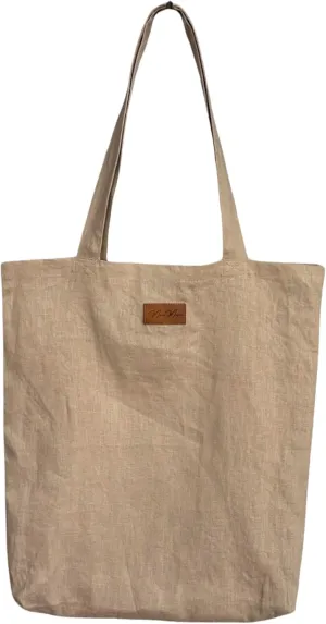 Linen Tote Bag for Men & Women—Travel, Shopping & Work—Stylish, Large Capacity, Durable & Versatile.
