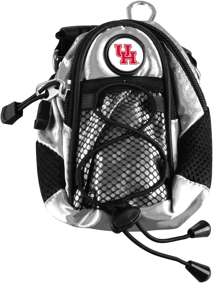 LinksWalker Houston Cougars - Mini Day Pack - Silver Cross Body Waist Pack Bag