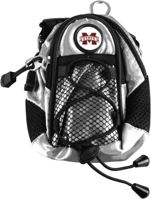 LinksWalker Mississippi State Bulldogs - Mini Day Pack - Silver Cross Body Waist Pack Bag