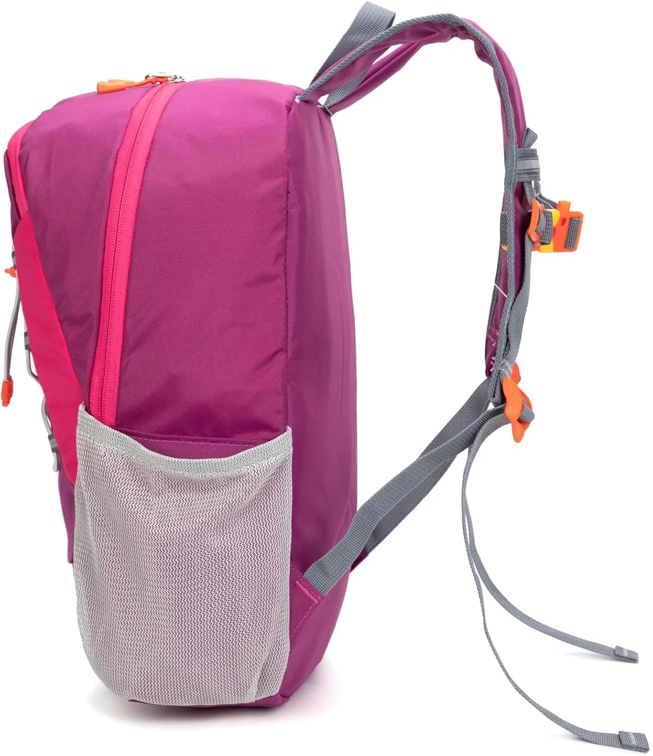 Little Kids Hiking Backpack for Boys or Girls, Small Daypack for Camping or Travel (Purple, Medium)