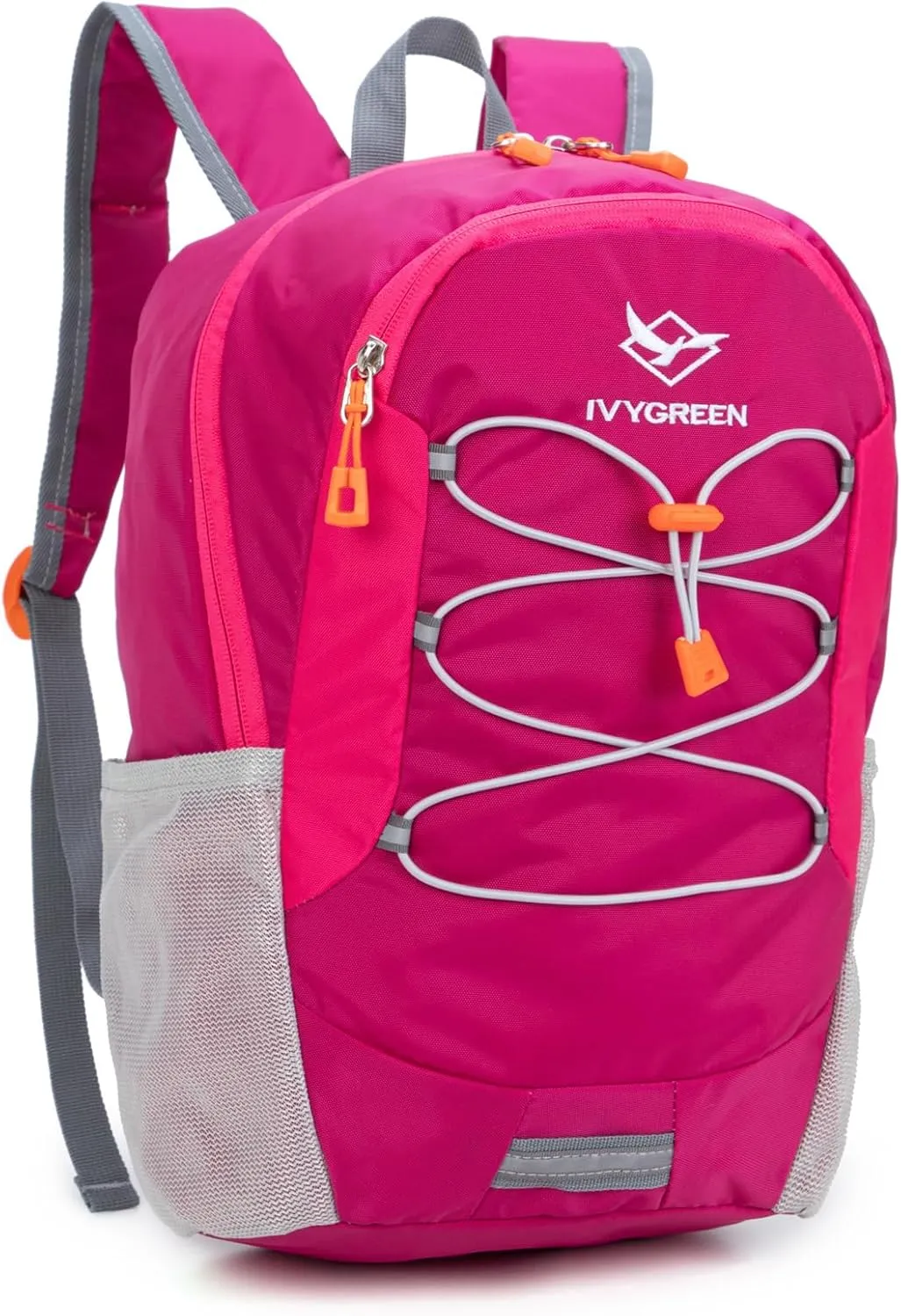 Little Kids Hiking Backpack for Boys or Girls, Small Daypack for Camping or Travel (Rose, Small)