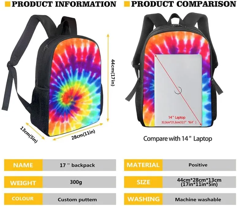 Lotus Sketch Hand Drawing 3 Pcs Backpack Set for Back to Boho Waterlily Art Painting School Bookbag Teen Boys Shoulder School Bags Insulated Lunchbox with Pencil Case