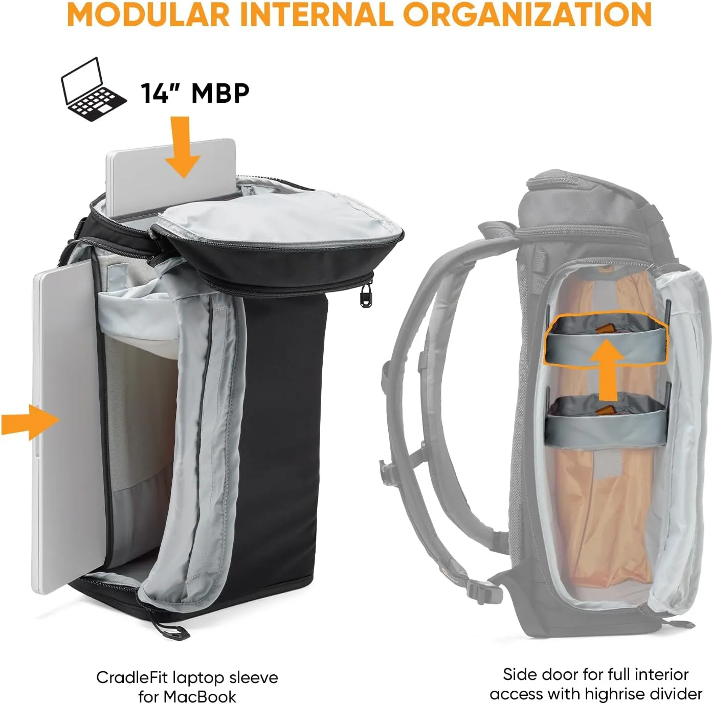 Lowepro BP 150 AW III, Black, Volume 25liters / 14" Laptop