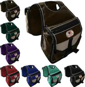 Majestic Ally Horn Bag, Nylon Insulated Padded Reflective Pockets,Two Water Bottle, Camera/Cell Phone Pocket, Horn Bag (Brown)
