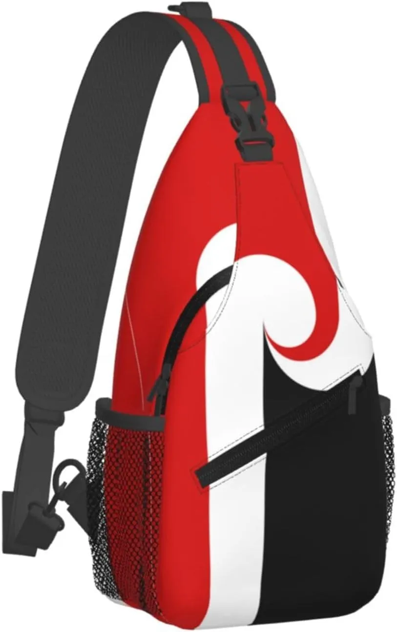 Maori Sovereignty Movement Small Crossbody Backpack Sling Bag For Men Women Mini One Shoulder Chest Bags Gym Sport Travel Hiking Daypack