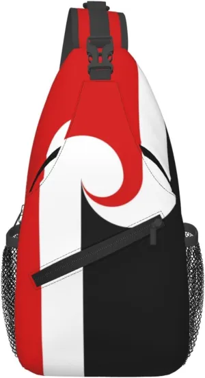 Maori Sovereignty Movement Small Crossbody Backpack Sling Bag For Men Women Mini One Shoulder Chest Bags Gym Sport Travel Hiking Daypack