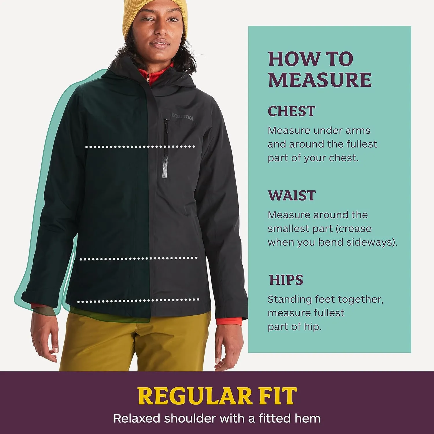 MARMOT Women's Ramble 3-in-1 Component Jacket - Recycled Waterproof Shell with Hood and Removable Insulated Thermal R Liner