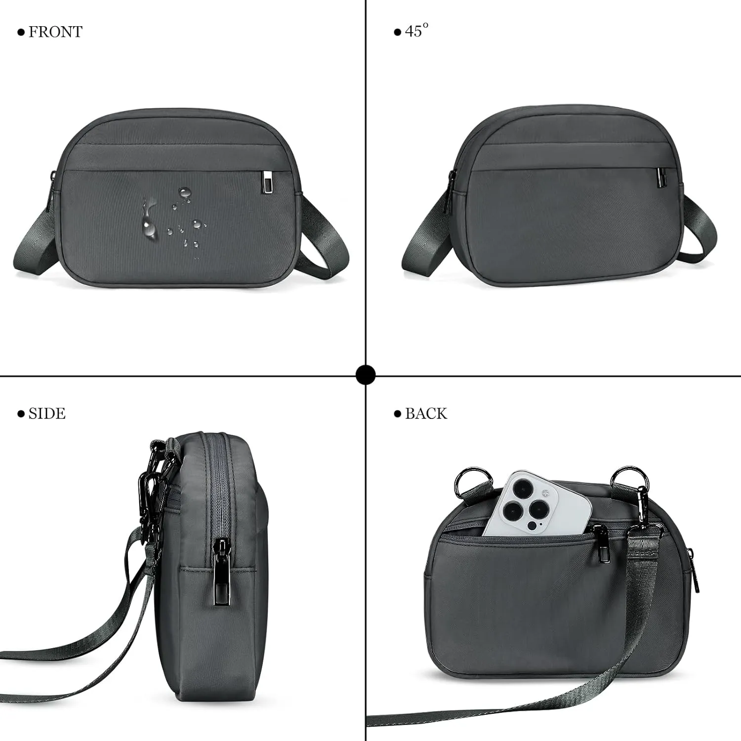 MAXTOP Small Crossbody Bags for Women Belt Bag Fanny Pack with Adjustable Strap