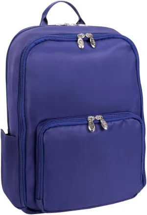McKlein 15" Nylon Dual-Compartment, Laptop & Tablet Backpack- TRANSPORTER- Navy