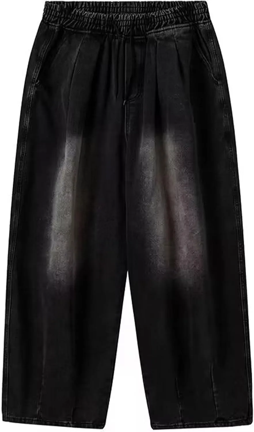 Mens Baggy Jeans for Men Women Y2k Hip Hop Skater Pants Wide Leg Jnco Jeans Loose Fit Denim Pants