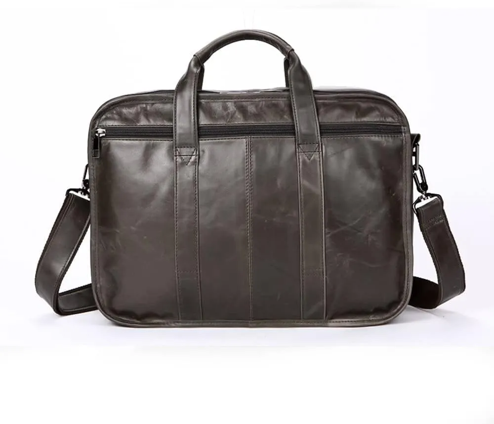Men's Casual Leather Briefcase